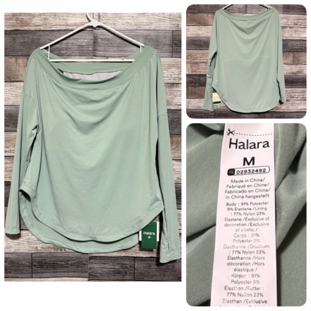 HALARA Women's Sage Green Top